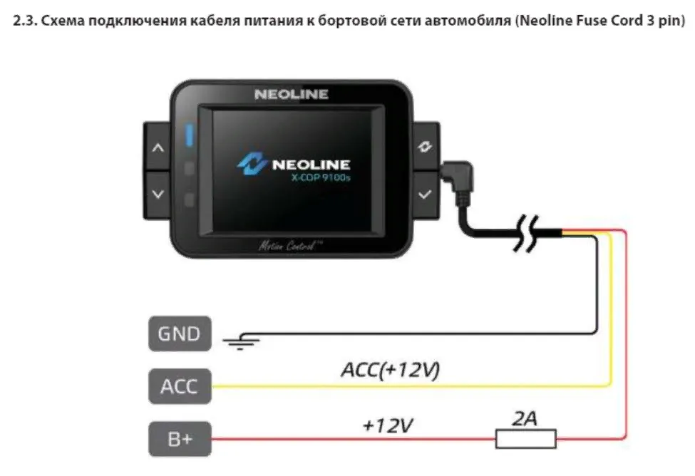 Инструкция по применению видеорегистратора Neoline X-COP